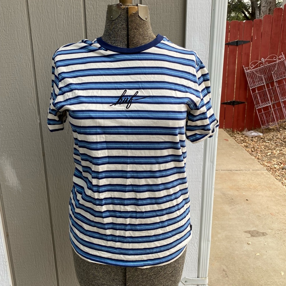 Mens HUF striped tshirt